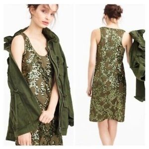 NWT Jcrew sequins camo dress